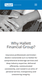 Mobile Screenshot of hallettfinancial.com